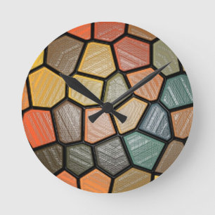 Ronde Horloge En Matière Plastique
