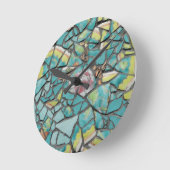 Ronde Horloge en mosaïque (Angle)
