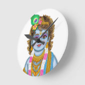 Ronde Horloge Enfant Krishna (Angle)