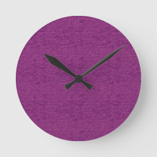 Ronde Horloge Faux Magenta Denim