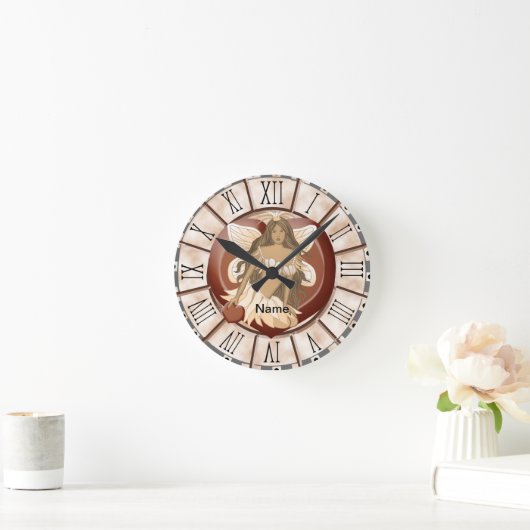 Ronde Horloge Fée au chocolat (Maison)