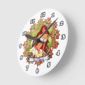Ronde horloge Fée de Noël (Angle)