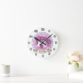 Ronde Horloge Floral Alpha Unicorne (Maison)