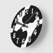 Ronde Horloge folle de vache (Angle)