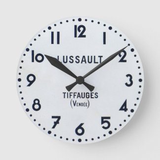 Ronde Horloge française vintage.