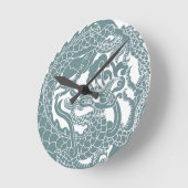 Ronde Horloge gothique Dragon (Angle)