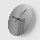 Ronde horloge gris (Angle)