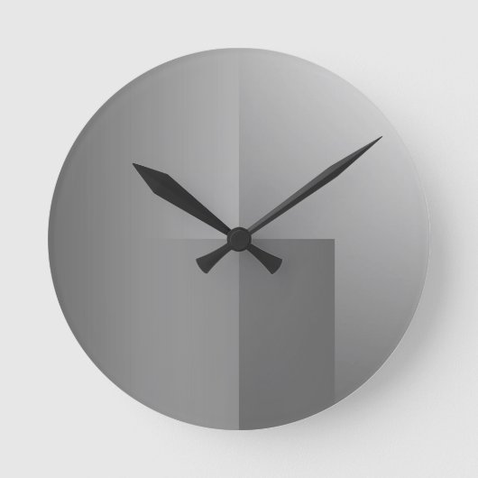 Ronde horloge gris (Recto)