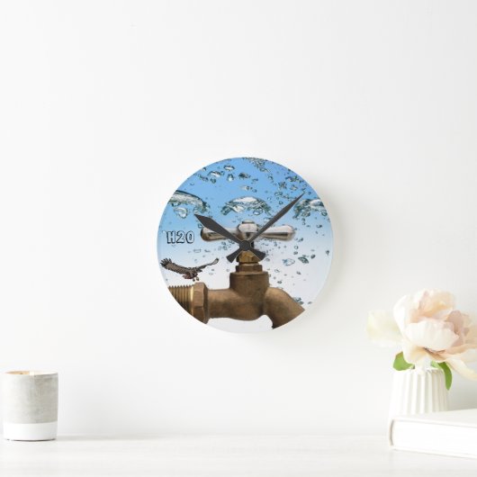 Ronde Horloge H2o eau (Maison)