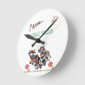 Ronde Horloge horaire du lait de vache (Angle)