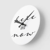 Ronde Horloge ici et maintenant (Angle)