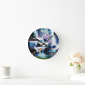 Ronde Horloge imaginaire de rêve fée (Maison)