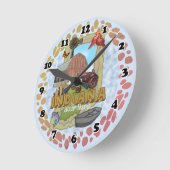 Ronde Horloge Indiana (Angle)