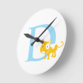 Ronde Horloge initiale de la lettre D (Angle)