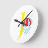 Ronde Horloge initiale de la lettre J (Angle)