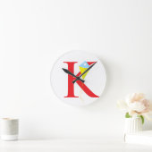 Ronde Horloge initiale de la lettre K (Maison)