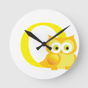 Ronde Horloge initiale de la lettre O