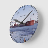 Ronde Horloge James R. Barker (Angle)