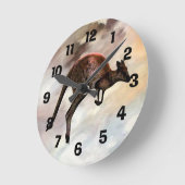 Ronde Horloge Kangaroo (Angle)