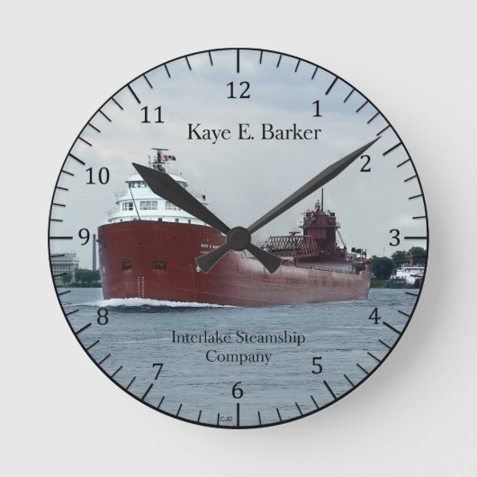 Ronde Horloge Kaye E. Barker (Recto)