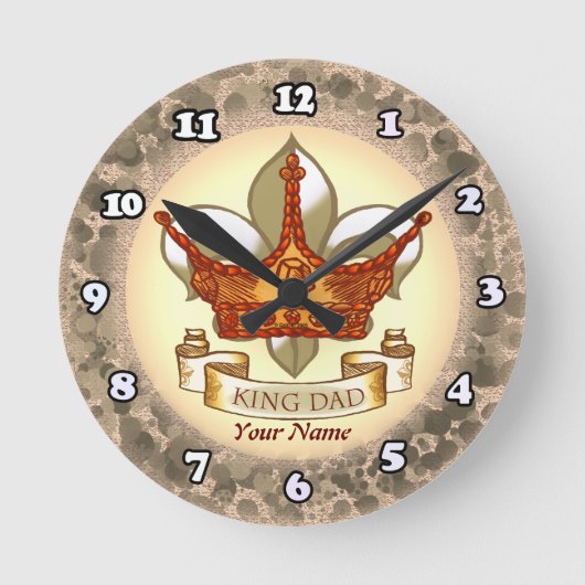 Ronde Horloge King Dad (Recto)