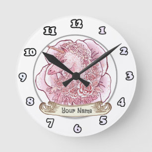 Ronde Horloge Lady Unicorn