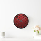 Ronde Horloge Ladybug mignon Ladybug cocasse Ladybird Ho (Maison)