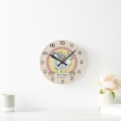 Ronde Horloge Licorne blanche Pégase (Maison)