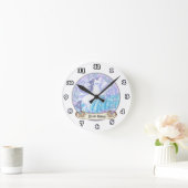 Ronde Horloge licorne Crystal Pegasus (Maison)