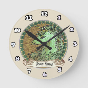Ronde Horloge Licorne Irlandaise