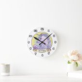Ronde Horloge Licorne Violette (Maison)