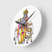 Ronde Horloge Lord Krishna (Angle)