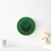 Ronde Horloge Lucky St. Patrick's Lucky Charm Wall Clock (Maison)
