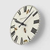 Ronde Horloge magasin de l'abeille du travailleur (Angle)