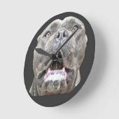 Ronde Horloge Mastiff de Cane Corso (Angle)