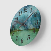 Ronde Horloge météo orageuse (Angle)