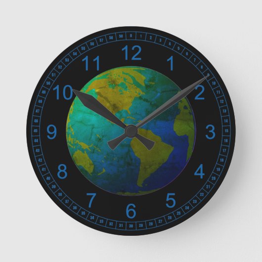 Ronde Horloge mondiale (Recto)