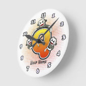 Ronde Horloge Monogram Q Sock Monkey (Angle)