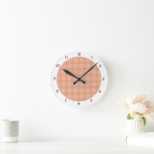 Ronde Horloge Motif Soft Rose (Maison)