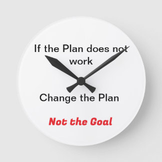 Ronde Horloge motivationnelle pour un bureau