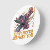 Ronde Horloge mural graphique de l'Anime (Angle)