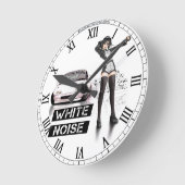 Ronde Horloge MX5 Miata Bruit Blanc (Angle)