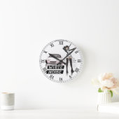 Ronde Horloge MX5 Miata Bruit Blanc (Maison)