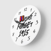 Ronde Horloge Never Forget 1915 (Angle)