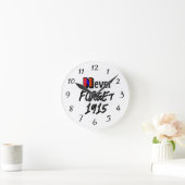 Ronde Horloge Never Forget 1915 (Maison)