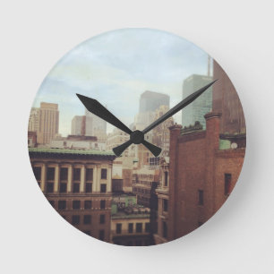 Ronde Horloge New York Skyline