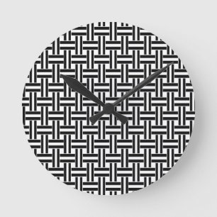 Ronde Horloge noire et blanche