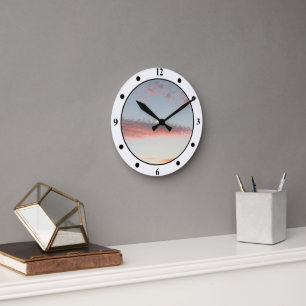 Ronde Horloge - Nuages au coucher du soleil