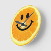 Ronde Horloge orange (Angle)