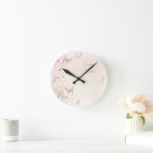 Ronde Horloge papillon (Maison)